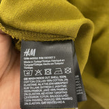 H&M WOMEN'S T-SHIRT green silver XS