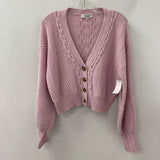 INTERMIX WOMEN'S CARDIGAN pink M