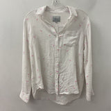 RAILS WOMEN'S BLOUSE/SHIRT white pink XS
