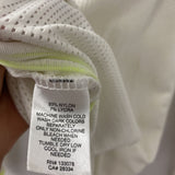 LUCKY IN LOVE WOMEN'S ACTIVE TOP white neon M