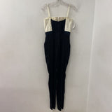 alice + olivia WOMEN'S JUMPSUIT black cream S