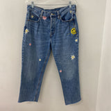 OLD NAVY WOMEN'S JEANS blue yellow pink 8P