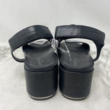 KENNETH COLE WOMEN'S SANDALS silver black 8
