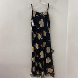 WOMEN'S PARTY DRESS black peach M/44