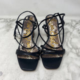 SAM EDELMAN WOMEN'S HEELS black brown 8