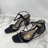 SAM EDELMAN WOMEN'S HEELS black brown 8
