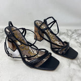 SAM EDELMAN WOMEN'S HEELS black brown 8
