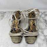 SAM EDELMAN WOMEN'S HEELS reptile print 7