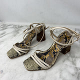 SAM EDELMAN WOMEN'S HEELS reptile print 7