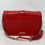 REBECCA MINKOFF WOMEN'S BAG red silver