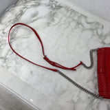 REBECCA MINKOFF WOMEN'S BAG red silver