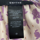 SMYTHE WOMEN'S BLOUSE/SHIRT purple beige XS