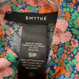 SMYTHE WOMEN'S BLOUSE/SHIRT blue orange pink S
