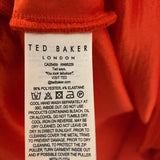TED BAKER WOMEN'S DRESS orange XS/0