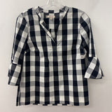 HOBBS WOMEN'S BLOUSE/SHIRT black grey white 2