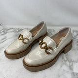 DOLCE VITA WOMEN'S FLATS cream gold 7.5