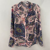 EXPRESS WOMEN'S BLOUSE/SHIRT pink blue S