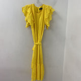 il vento E la seta WOMEN'S DRESS yellow M