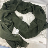 EILEEN FISHER WOMEN'S SCARF/SHAWL dark green