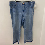 tribal jeans WOMEN'S PLUS BOTTOM blue 18W