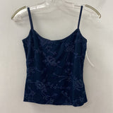 WOMEN'S TANK/CAMI blue sparkle L