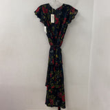 PER UNA WOMEN'S DRESS black multi floral 8