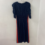 marks & spencer WOMEN'S DRESS star print with side stripe 6