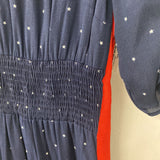 marks & spencer WOMEN'S DRESS star print with side stripe 6
