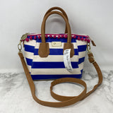BETSEY JOHNSON WOMEN'S BAG bcram white stripe
