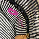 BETSEY JOHNSON WOMEN'S BAG bcram white stripe