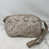 LESPORTSAC WOMEN'S BAG beige white print