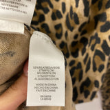 JNY jones new york WOMEN'S SWEATER leopard print M