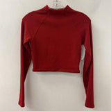 ZARA WOMEN'S TOP red L