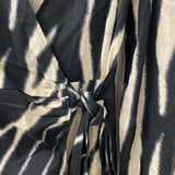 H&M WOMEN'S DRESS black ivory S