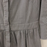 SMARTEEZ WOMEN'S DRESS white black stripe 6