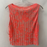 ZARA WOMEN'S TOP bright coral M