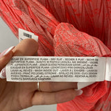 ZARA WOMEN'S TOP bright coral M