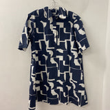CONTEMPORAINE WOMEN'S DRESS navy white M