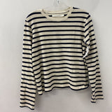 wyeth WOMEN'S TOP beige navy XS