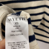 wyeth WOMEN'S TOP beige navy XS