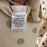 OLIVACEOUS WOMEN'S DRESS beige brown L