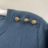 ANN TAYLOR WOMEN'S SWEATER blue M
