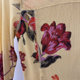 FREE PEOPLE WOMEN'S TOP beige red purple S