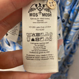 MOS MOSH WOMEN'S BLOUSE/SHIRT blue white beige XL
