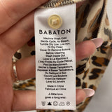 BABATON WOMEN'S BLOUSE/SHIRT cream beige brown S