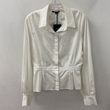 NAFSIKA SKOURTI WOMEN'S BLOUSE/SHIRT white black bling 10