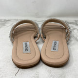 STEVE MADDEN WOMEN'S SANDALS silver bling 8