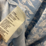 amanda green WOMEN'S BLOUSE/SHIRT blue white print M