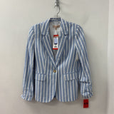 PHILOSOPHY WOMEN'S BLAZER/JACKET blue white M
