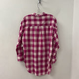 MAEVE WOMEN'S BLOUSE/SHIRT pink white check S